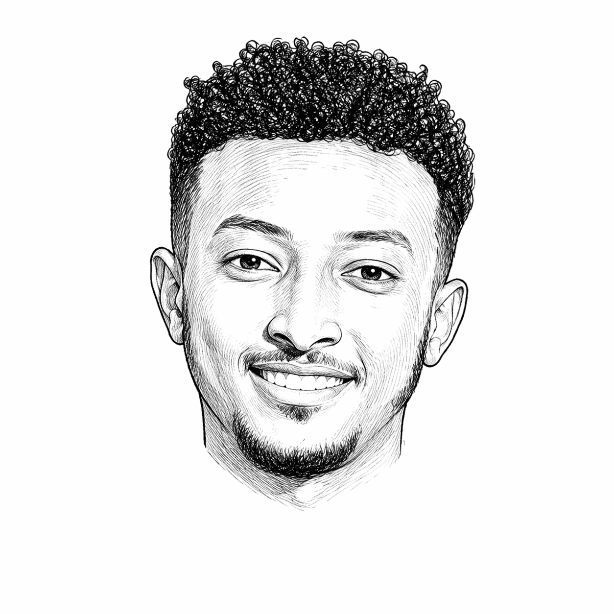 Lati Tibabu line portrait